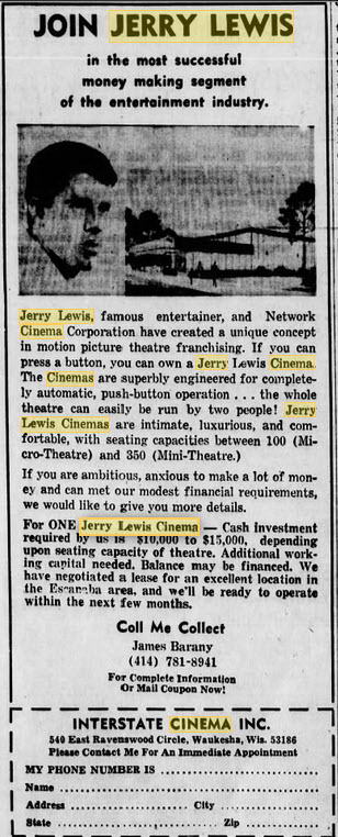 Plaza Theatre - Sep 22 1971 (newer photo)